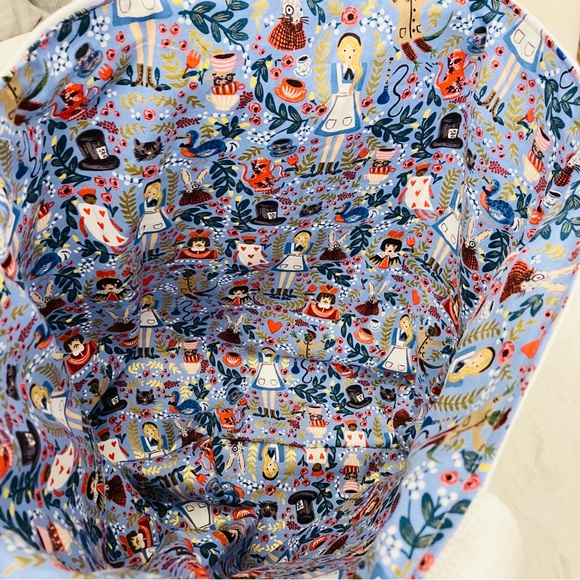 Handmade new Alice in Wonderland Tote bag - Picture 7 of 7